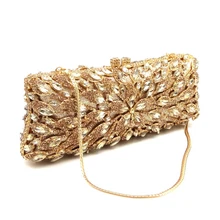 Роскошная женская вечерняя сумочка для невесты, свадебные аксессуары с бриллиантами, Классические клатчи, открытые длинные сумочки с кристаллами