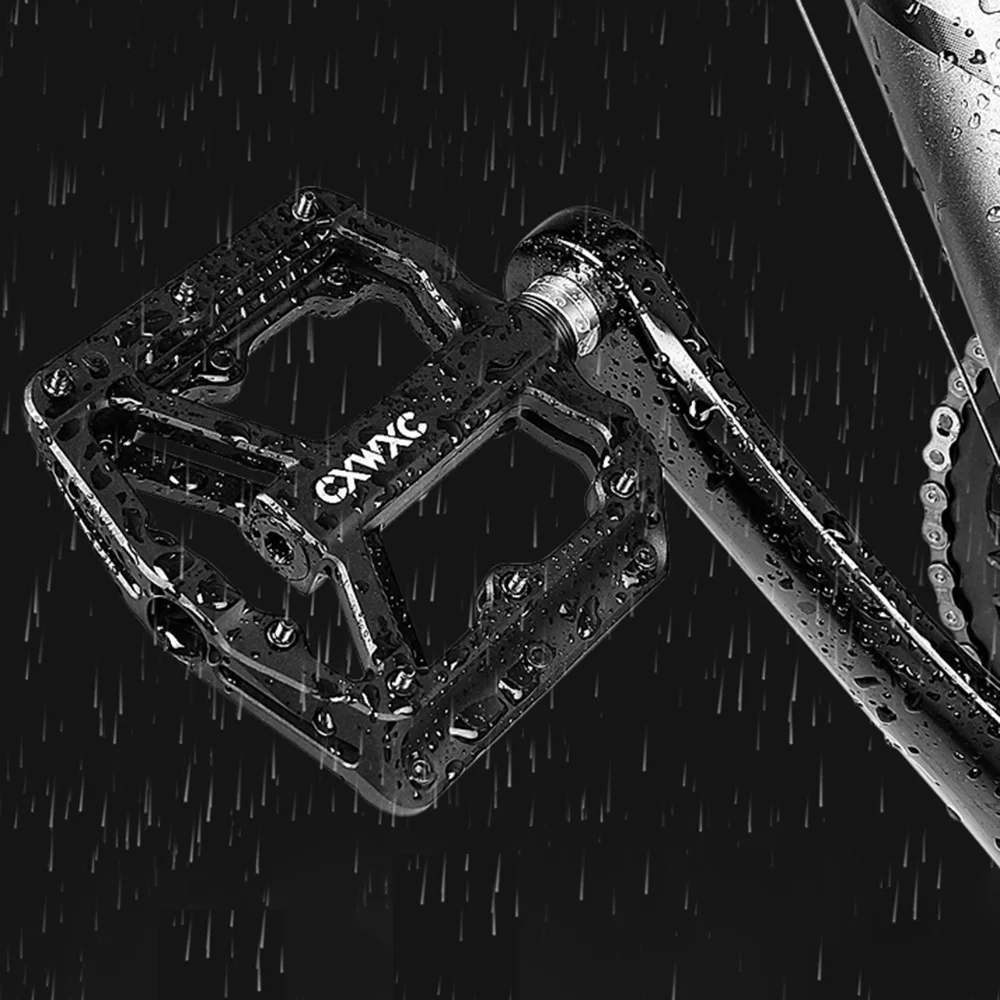 Нейлоновые велосипедные педали, сверхлегкие плоские MTB педали Bmx, педали на платформе для горного велосипеда, 3 герметичные подшипники, велосипедные педали для велосипеда