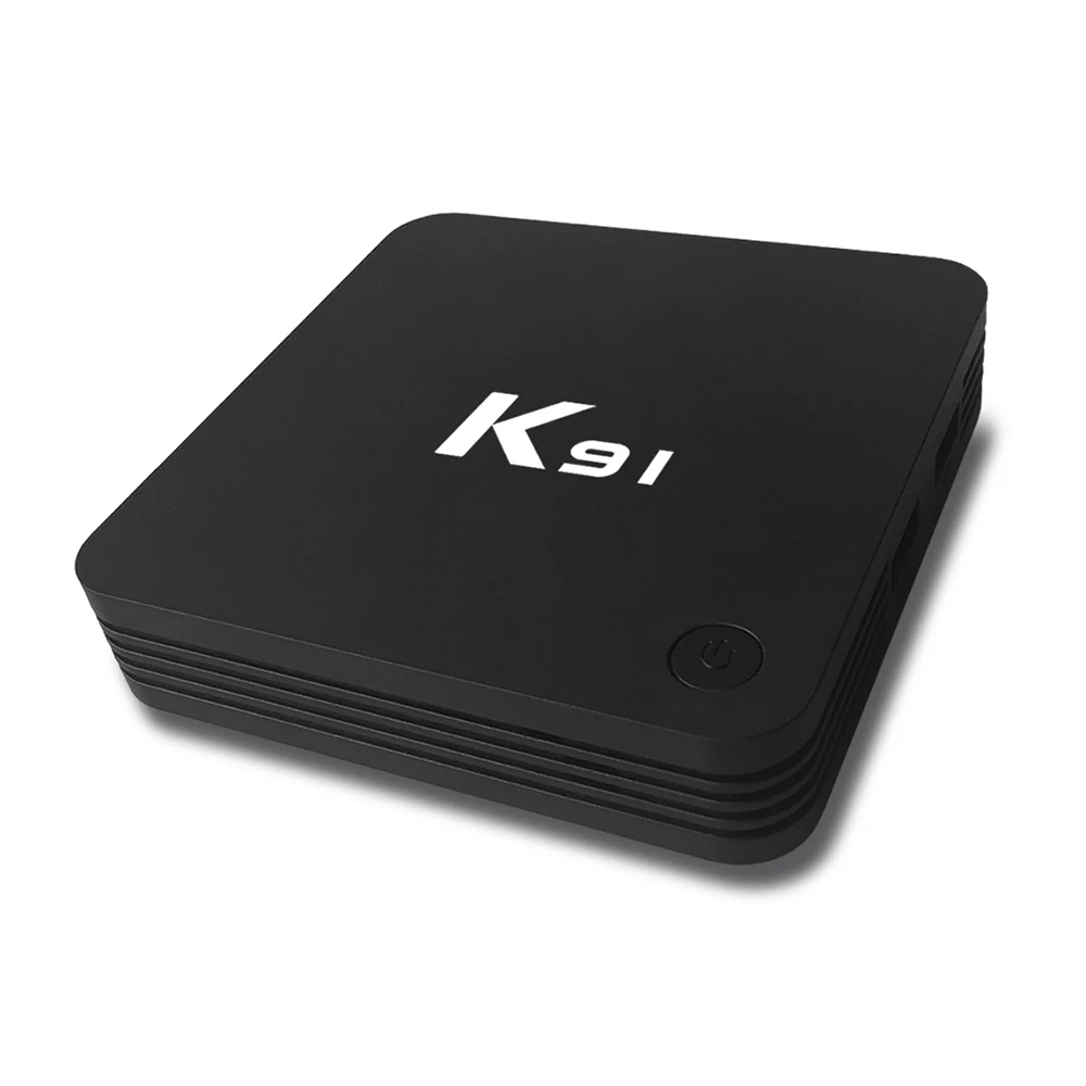 K91 Smart tv Box видео плеер Android 7,1 S905L четырехъядерный 64 бит 1 Гб+ 8 Гб UHD 4K медиаплеер VP9 H.265 2,4G WiFi