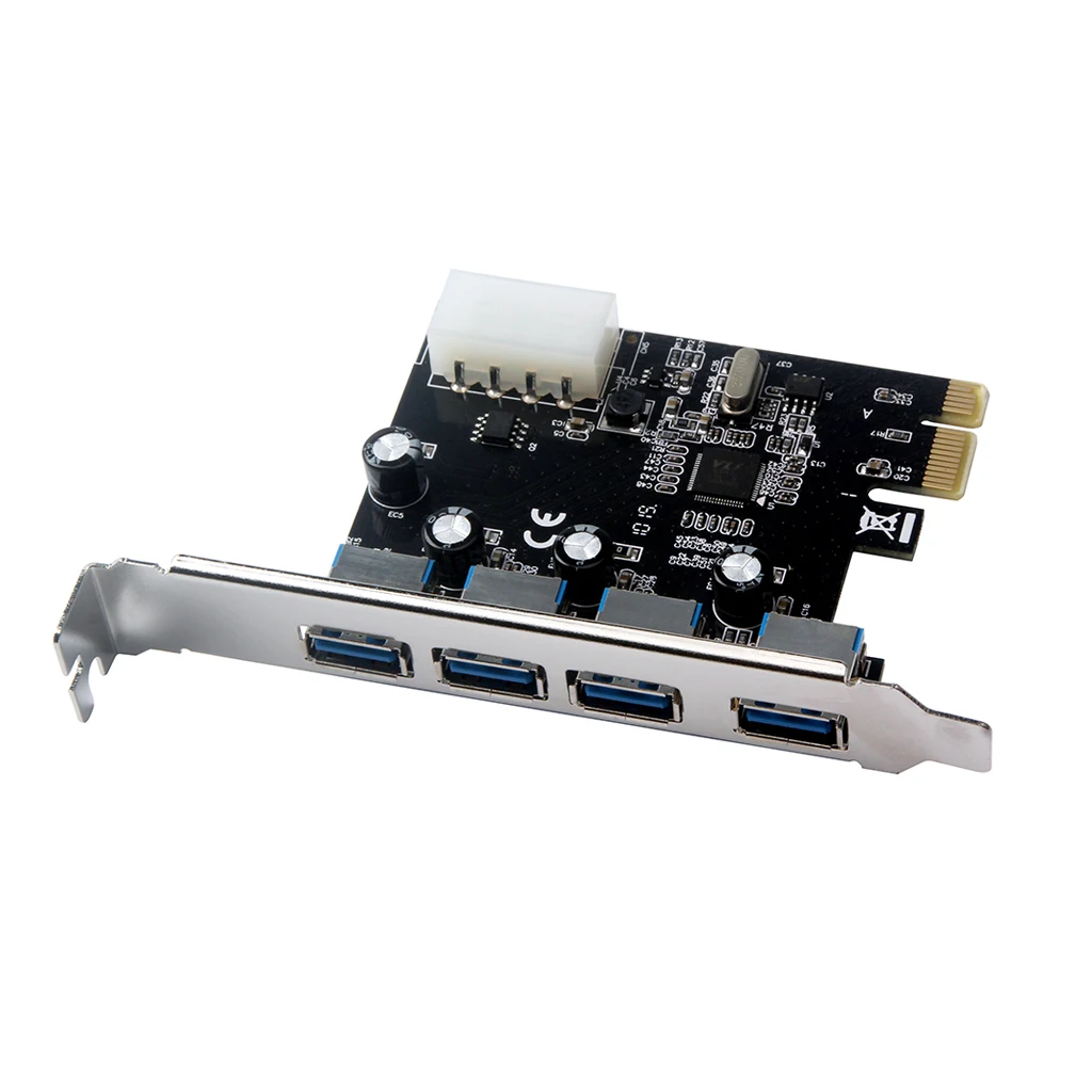 4 порта PCI-E к USB3.0 концентратор PCI Express карта расширения для Windows XP/7/8/10