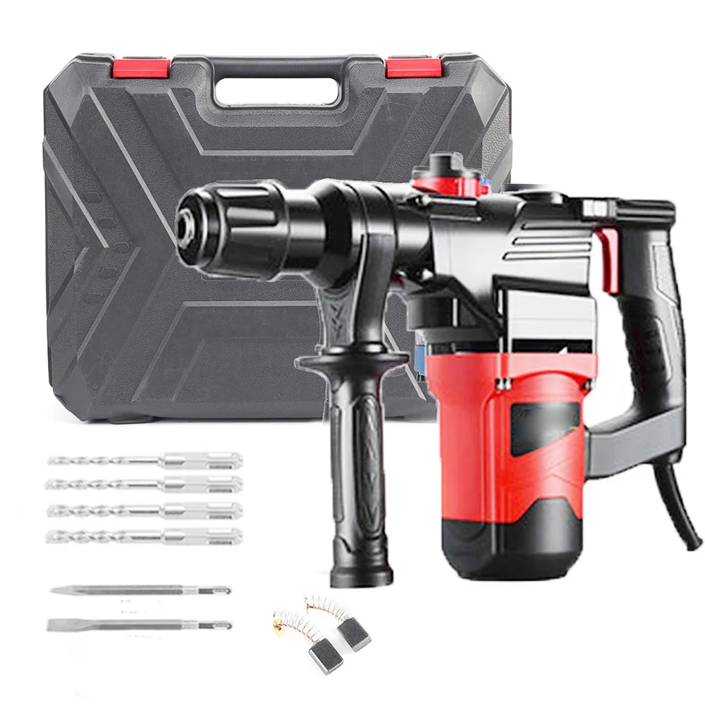 220V Multifunctional Rotary Hammer with 6pcs Accessories Electric