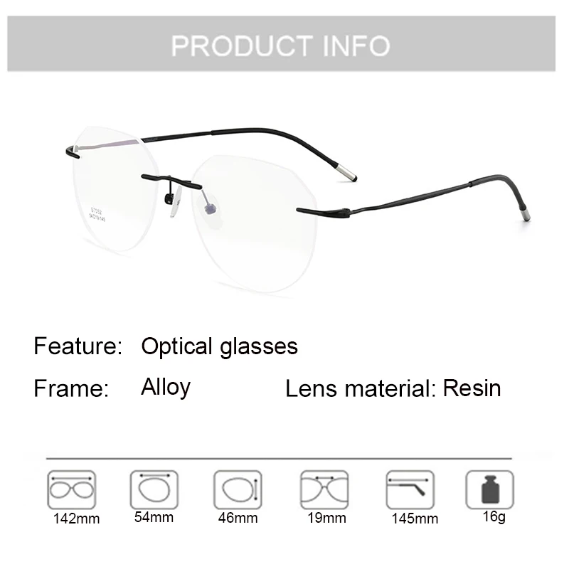 Ретро Круглые оптические очки, оправа, ультра-светильник, очки для близорукости, без оправы, эластичные оптические очки, оправа, мужские очки
