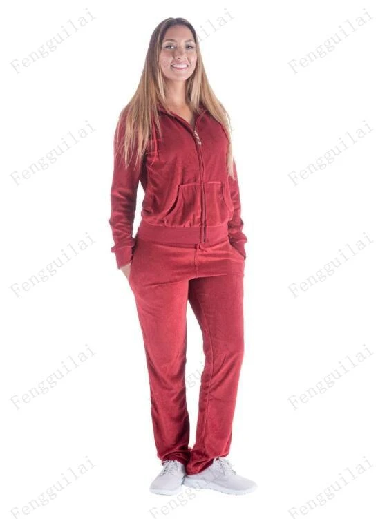 women's velour tracksuit sets