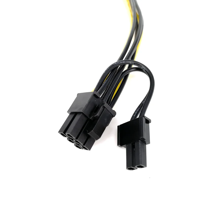 1/2/4/6/8/10 шт 15Pin SATA штекер 8pin PCI E Женский адаптер питания для видеокарты кабель LFX