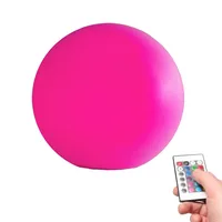 LED Outdoor Garden Landscape Light Rechargeable Remote Control RGB Waterproof LED Swimming Pool Floating Ball Lawn Lamps Pathway 2