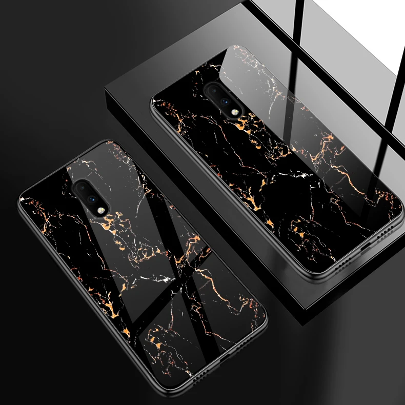 W344 Для OnePlus 3 3T 5 5T 6 6T 7 7 Pro Роскошный чехол из закаленного стекла для Samsung Galaxy S8 S9 S10 Plus бампер ударопрочный чехол для телефона - Цвет: W344