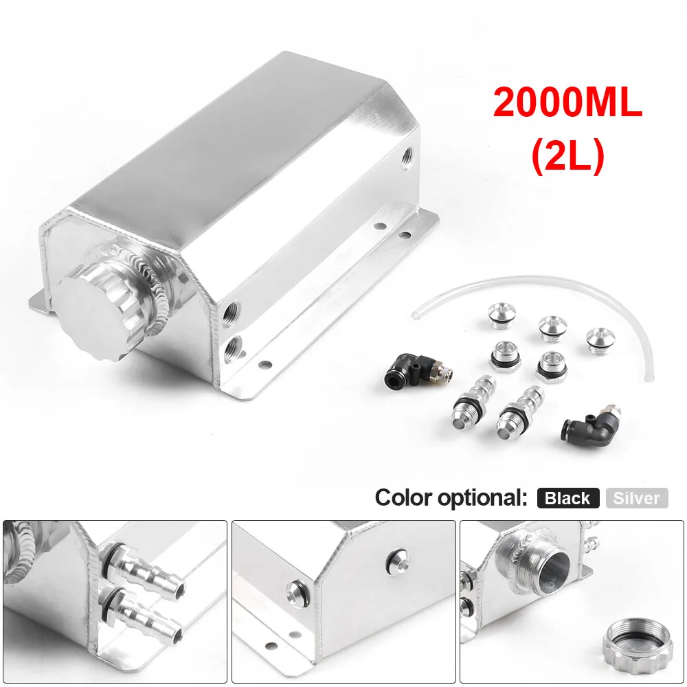 3/" x 8/" Stainless Steel Radiator Overflow Tank Catch Can Reliable Performance