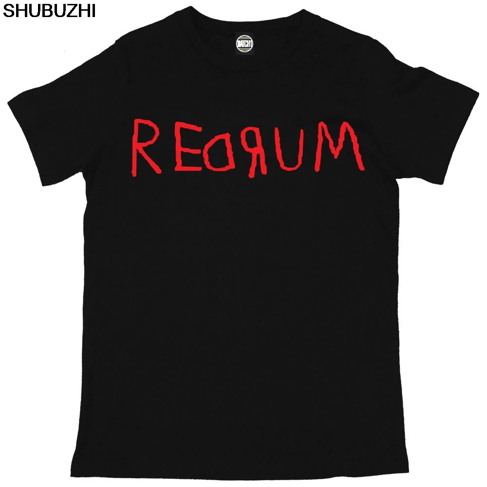 

REDRUM MURDER THE SHINING HALLOWEEN MENS PRINTED FANCY DRESS T-SHIRT New T Shirts Funny