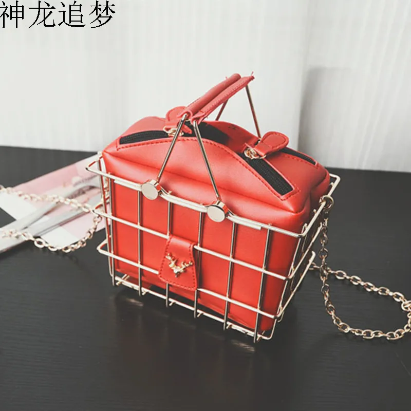 

Metal Frame Crossbody Bag For Women 2020 Luxury Handbag Designer Ladies Hand Tote Shoulder Messenger Bag Sac A Main Female Sling