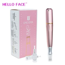 Беспроводной Dr. pen Электрический Дерма ручка Профессиональный массажер с микроиглами Дерма светящаяся ручка уход за кожей Инструменты Татуировка пистолет ручка Meso красота машина