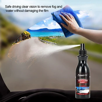 

120ml Car Polishing agent Front Window Windshield Glass Refurbisher Anti-Fog Agent Rear View Defogger Glass Defogging Cleaner