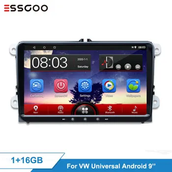 

Essgoo Android 9'' Car Multimedia Player GPS Navigation 2 Din Autoradio 2din Stereo Video MP5 Car Radio For Volkswagen Universal