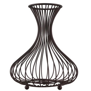 

Nordic Wine Stopper Storage Basket Container Home Bar Decor Cage Rack Resin Crafts Home Accessories