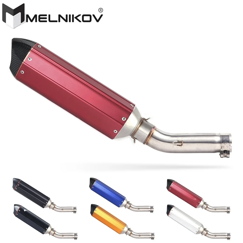 

Motorcycle Exhaust Muffler Middle Link Pipe CB400 Slip On Exhaust For Honda CB400 VTEC CB 400 N SF Super Four Exhaust