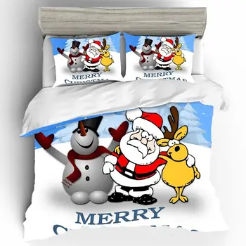 

Bedding Set 3D Cartoon Home Nightmare Before Christmas Bedding Set High Qualified Luxury Duvets and Linen Textiles Cotton