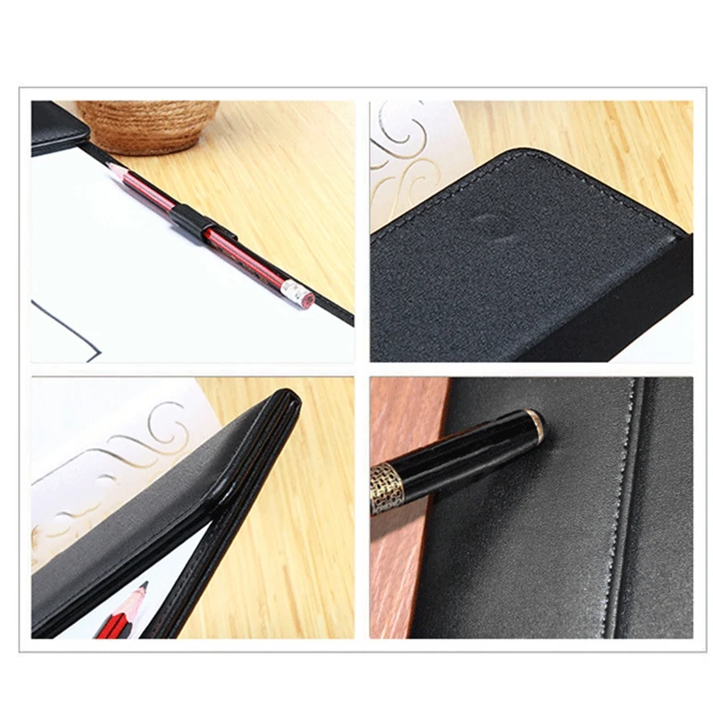 Leather Business A4 Letter Card Note During the Meeting and Executive Office Office Writing Pad