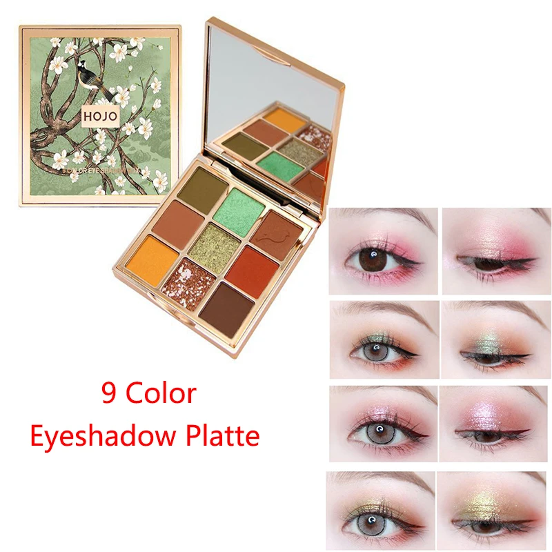 

9 Colors Shimmer Eye Shadow Platte Eyeshadow Disc Eye Shadow Eye Make-Up Tools for Girl Student