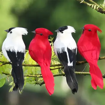 

Simulation Bird Garden Decor Creative Feather Lawn Foam Figurine Ornament Animal Bird Fence Bird Prop Decoration