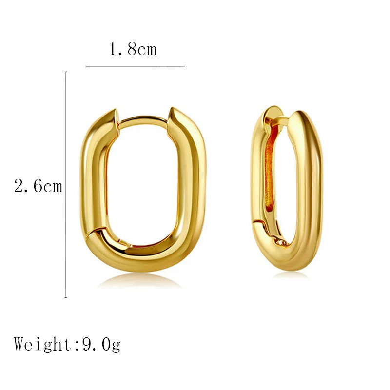 2021 Fashion Vintage Stud Earrings For Women Exquisite Statement Geometric Gold Earrings Wedding Jewelry - Image 6