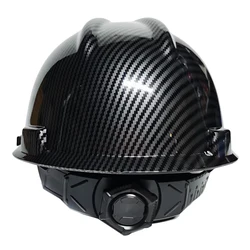 Casque de sécurité en fibre de carbone, casque rigide de Construction, casques de protection ABS de haute qualité, casquette de travail 