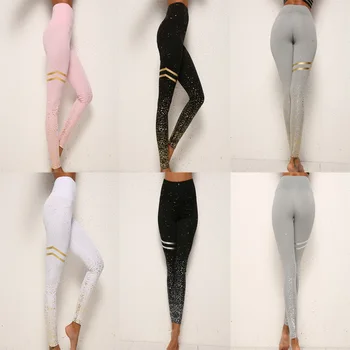 

HENCHIRY High Waist Stretch Print Sport Pant Fitness Hip Slim Legging Women's Mountaineering Tight Leggins Sport Women's Fitness
