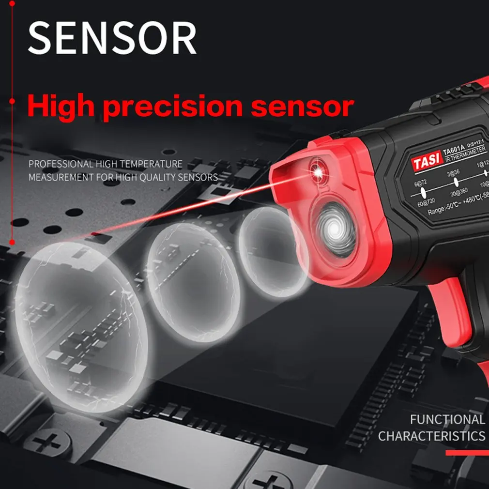 Goedkoop Non Contact Lcd Digitale Ir Thermometer Infrarood Laser Point Gun Oppervlakte Temperatuur Pyrometer Imager