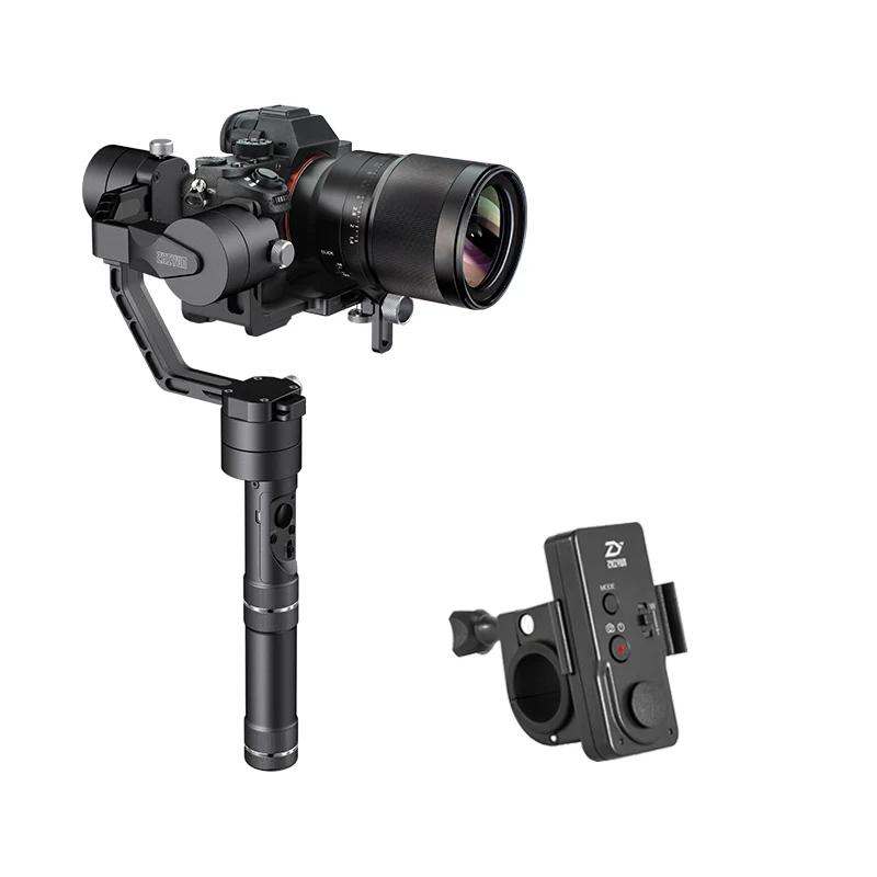 ZHIYUN Crane V2, карданный 3-осевой Стабилизатор Для беззеркальных Камера и DSLR для sony A7 цифрового фотоаппарата Panasonic LUMIX Nikon J Canon PK Hohemn - Цвет: Crane V2-Remote