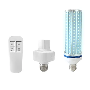 

110V/220V 60W Portable Sterilize UVC Light Germicidal UV Lamp Home Handheld Disinfection Corn Shape Light Bulb