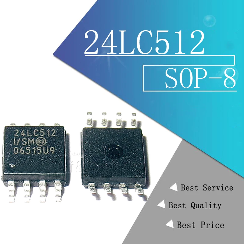 5PCS 24LC512 I/SM 24LC512 SOP 8 in stock can pay|p p|c c - AliExpress