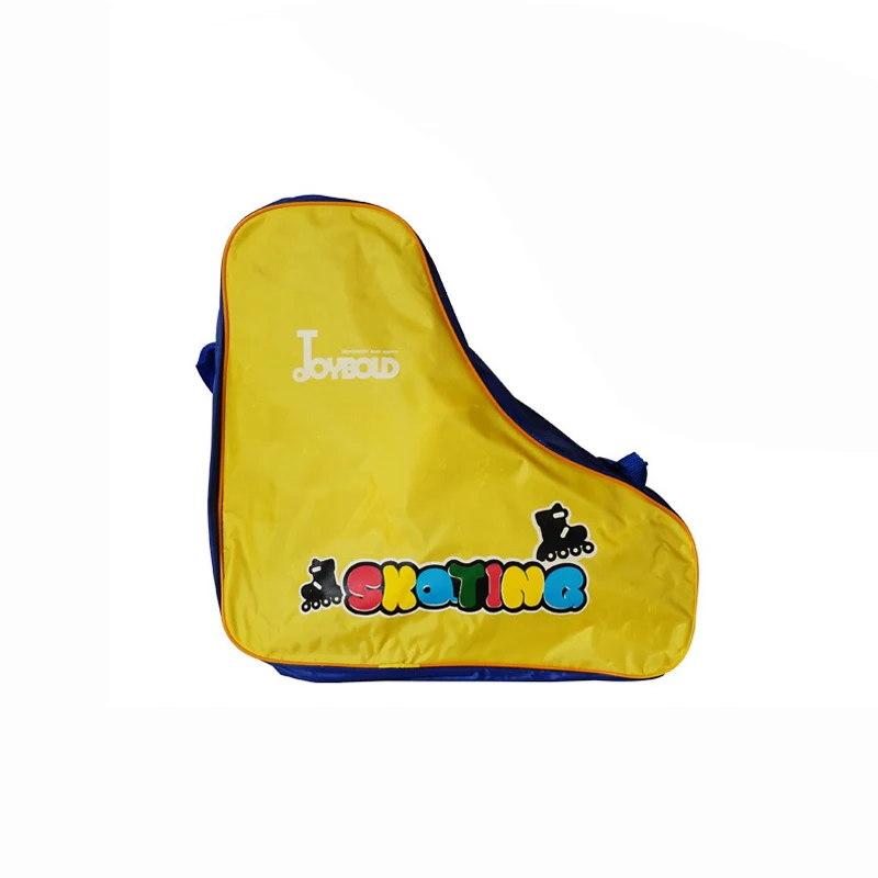Милая обувь для катания на роликах для мальчиков и девочек; Портативная сумка для катания на лыжах; Водонепроницаемая сумка для переноски; сумка на плечо; большая емкость; подарок - Цвет: Yellow