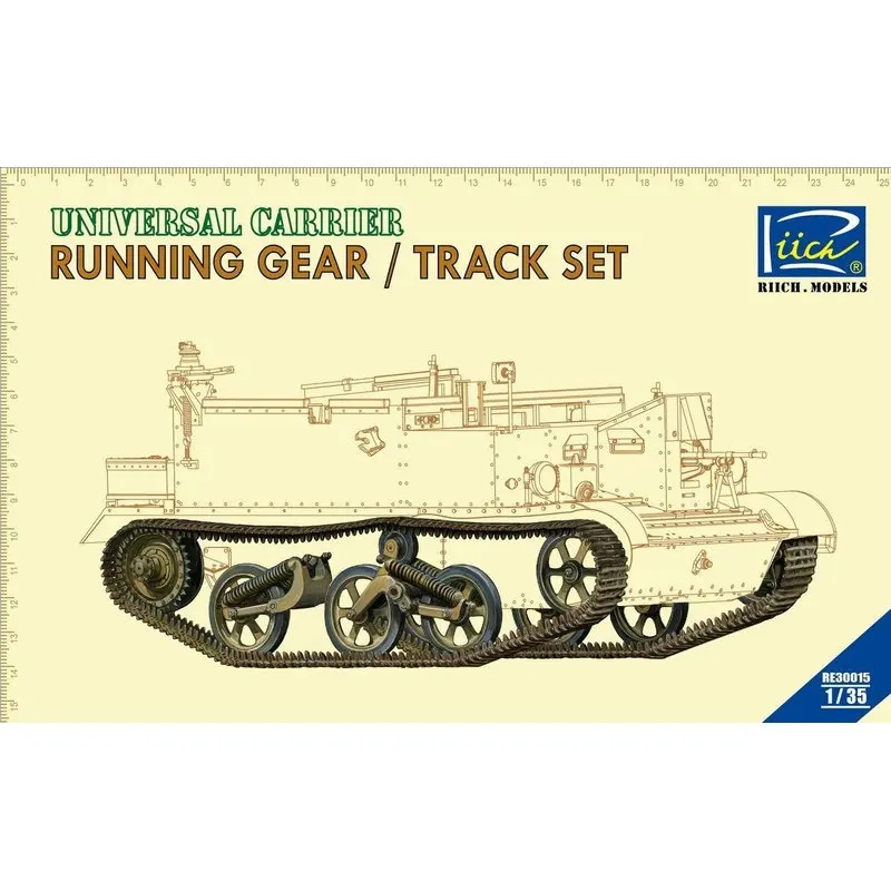 

Riich модели RE30015 1/35 универсальный перевозчик ходовой набор передач и треков (для Tamiya)-масштабный модельный комплект