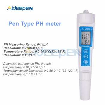 

Professional PH Meter Water Quality Tester PH Tester Temperature Tester Pen Water Quality Measurement Tools Waterproof Monitor