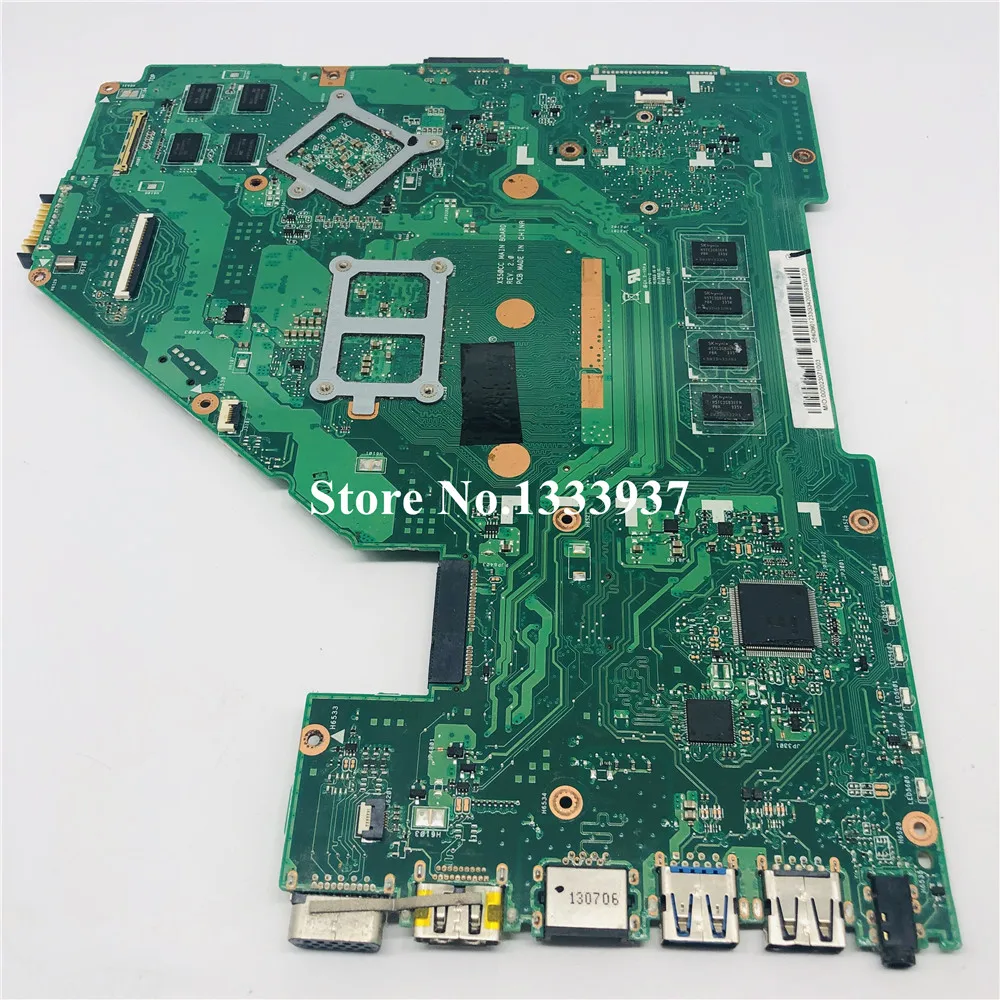 Promo  X550CC Laptop Motherboard I5-3317U For ASUS X550C X550CL X552C X550CC Mainboard SR0XL i5-3337U