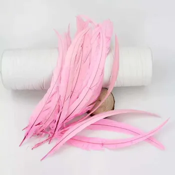 

Rooster Feathers for Crafts Dyed Chicken feathers 35-40cm rooster tail feather plumes for DIY jewelry party headdress Decoration