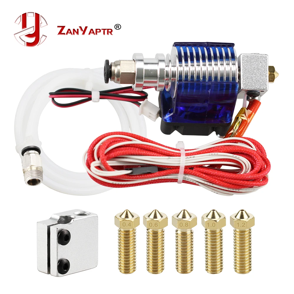 3D Printer Part V6 J-head Extruder Hot End For 1.75mm Filament 0.4mm Nozzle 40w
