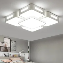 Открытый светодиодный потолочный светильник для дома, длинная квадратная лампа для гостиной, люстра для спальни, ресторана, светильник, акриловый светильник ing