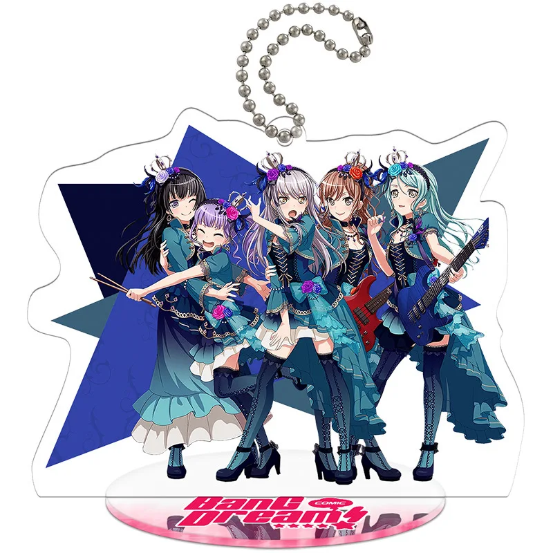 Новое поступление 9 см BanG Dream! Фигурка аниме игрушка прозрачный акриловый игрушки милый брелок для ключей декоративные украшения