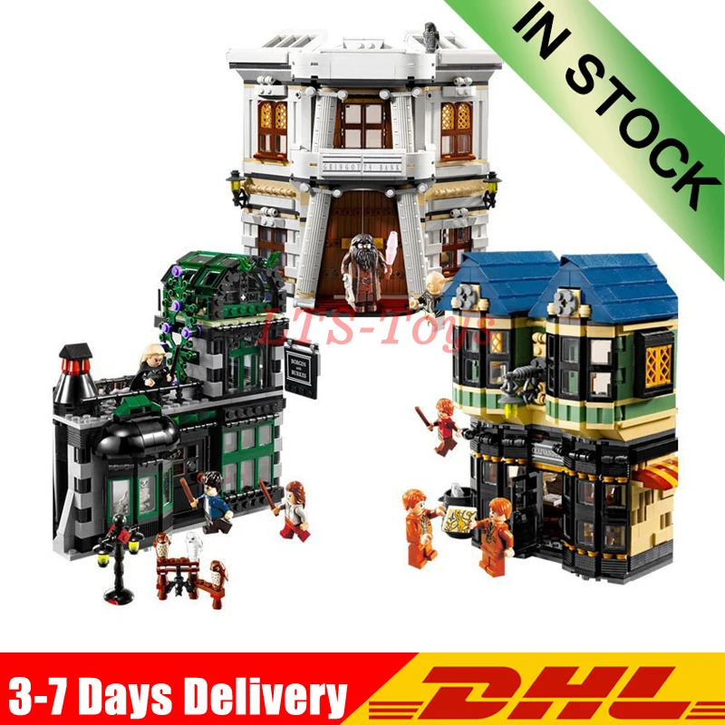

Compatible LegoIngles 10217 16012 2025pcsThe Diagon Alley Set Model Building Kits Set Blocks Bricks Toys Gift
