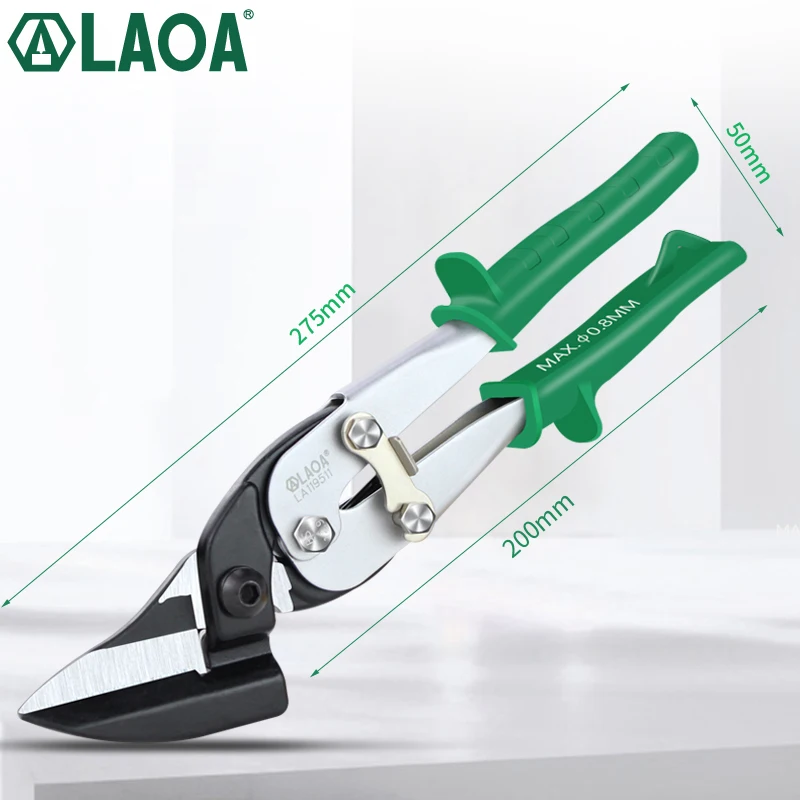 LAOA Cr Mo авиационные Snip профессиональные ножницы для резки олова HRC 58 Ножницы Для
