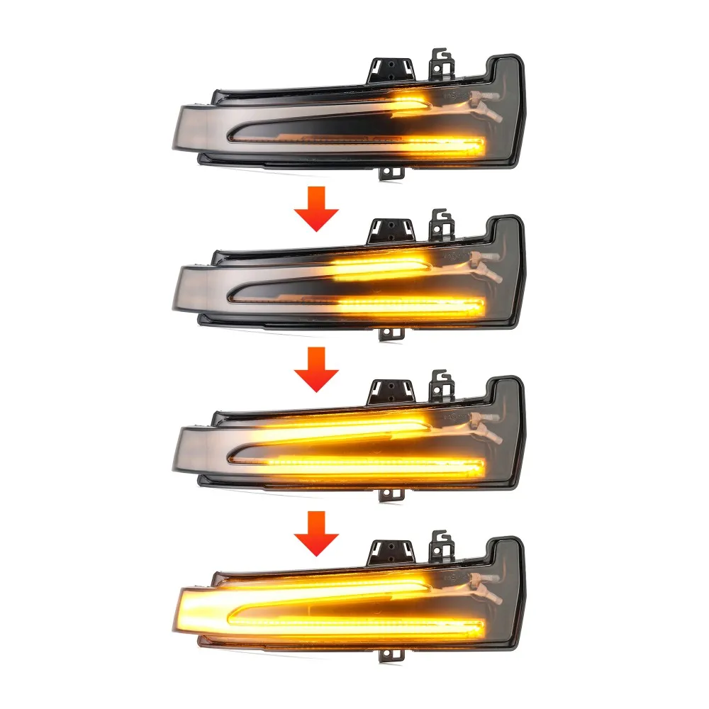 Динамический сигнал поворота зеркало заднего вида Индикатор для зеркала проблесковый огонь для Mercedes-Benz A, B, C, E, S, CLA, glа класс CLS W176 W246 W204 W212