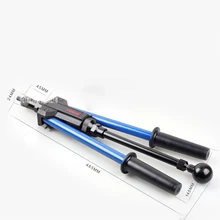 TSM100 ядро-Вытягивание клепальный пистолет трудосберегающий ручной Клепальщик ручной Потяните заклепочный пистолет Клепальный Инструмент регулируемый Рабочий ход 0-8 мм