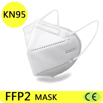

100 pieces KN95 Mask Safety Dust Respirator Mask Face Masks Mouth Dustproof Protective Mask Kn95Mask Reuseable