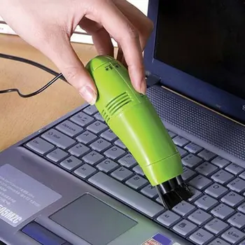 

Mini Computer Keyboard Office Computer Cleaners Keyboard Brush Clean Computer Tools Vacuum Cleaner USB Dust Cleaner Portable