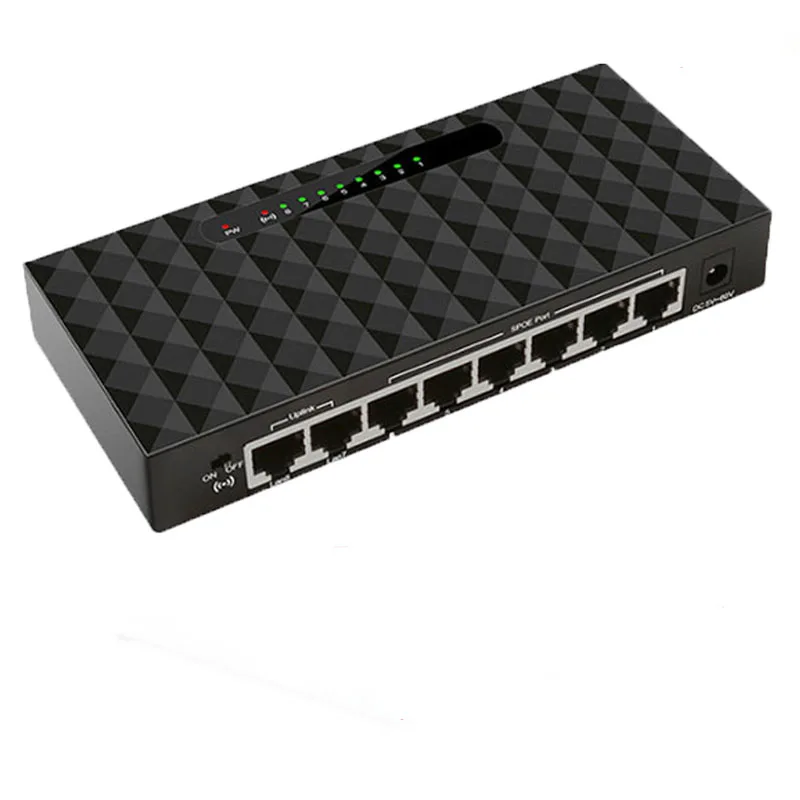 8 портовый гигабитный сетевой коммутатор 10/100/1000 Мбит/с Ethernet Lan хаб
