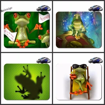 

Frog Animal Gaming Desk Small Geme Mouse Pad Ergonomico Size 22x18cm/25x29cm Gamer Pc Compute Desk Mat for Laptop Table Pads
