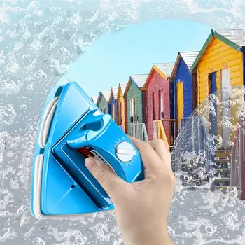 

Double Sided Magnetic Glass Wipe Brush Adjustable Magnetic Window Cleaner Magnetic Scrub Glass Home Office Window Cleaning Tools