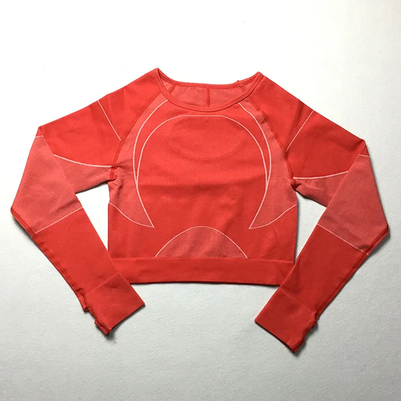 red tops Одежда для йоги, комплект для тренировок, Женский комплект из 2 предметов, леггинсы и топ, бесшовный комплект для спортзала, женская одежда для активного отдыха, комплект одежды для фитнеса, женская спортивная одежда - Цвет: red tops