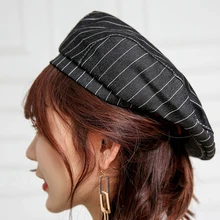 Полезная весенне-осенняя унисекс горячая Распродажа, кепка Newsboy s, Модные западные шапки для ресторана, шапка для работы официанта, шапка для кухни