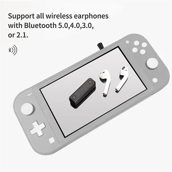 

For Nintend Switch Wireless Bluetooth Audio Transmitter For Gulikit NS07 Route Air Pro USB Type-C Supports In-game Voice Chat