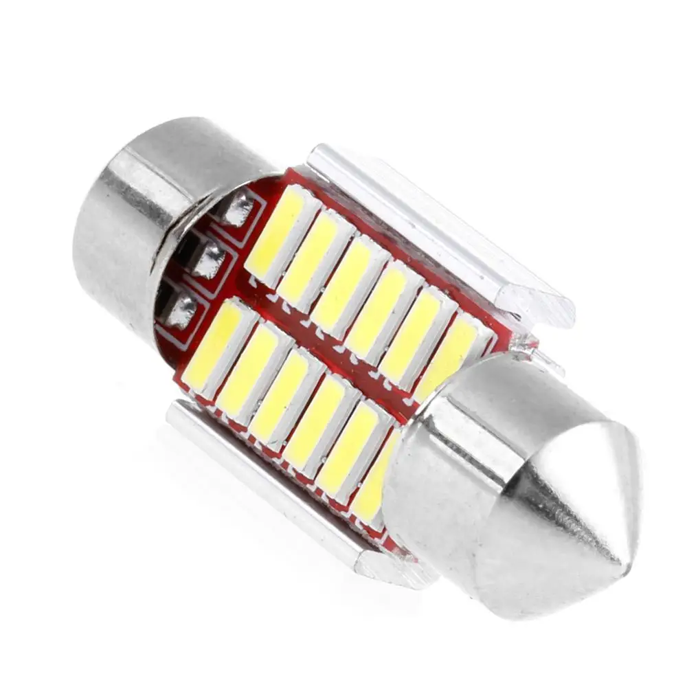 canbus 31MM 4014 10 шт. 4014 12SMD C5W светодиодный Canbus купол с фестонами светодиодные лампы номерного знака автомобиля светильник авто лампы автомобильные огни 31/36/39/41 мм - Цвет: canbus 31MM 4014